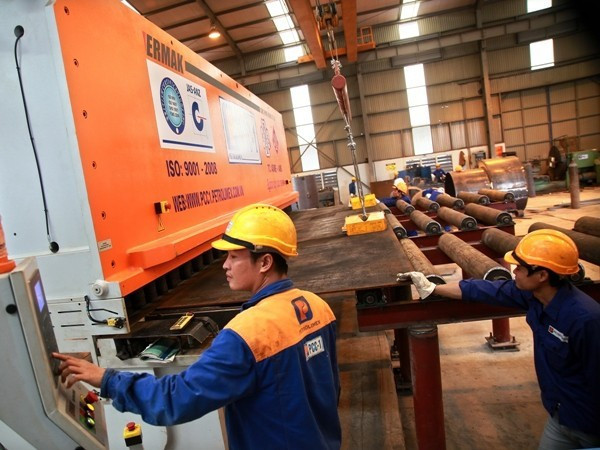 汇丰银行高层指出，在全球局势充满不确定性的背景下，越南经济依然保持稳定增长态势。图自Vietnam+