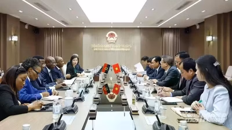 工作座谈现场。图自越南农业与环境部