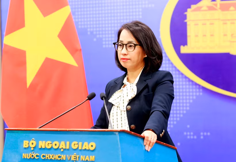 越南外交部发言人范秋姮。图自越通社