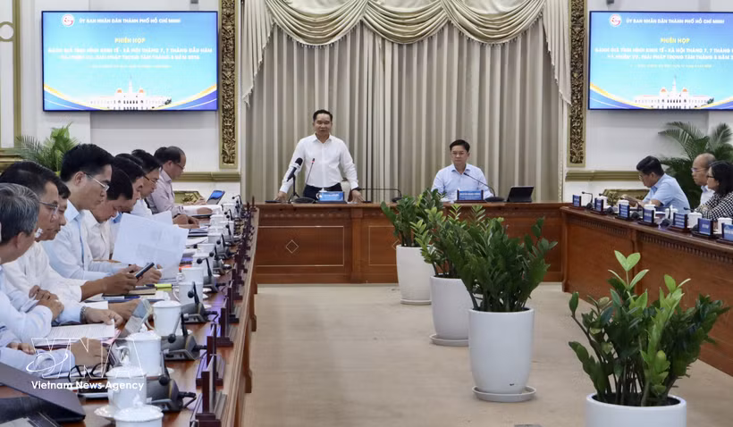 会议现场。图自越通社