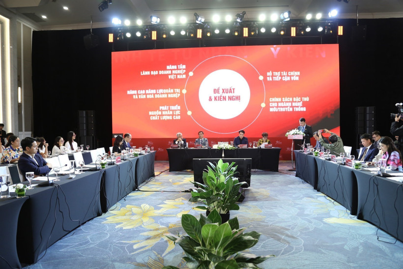 2025年越南民营经济论坛场景。图自越通社