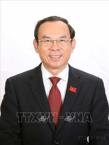 阮文年，越共中央政治局委员，胡志明市市委书记。图自越通社