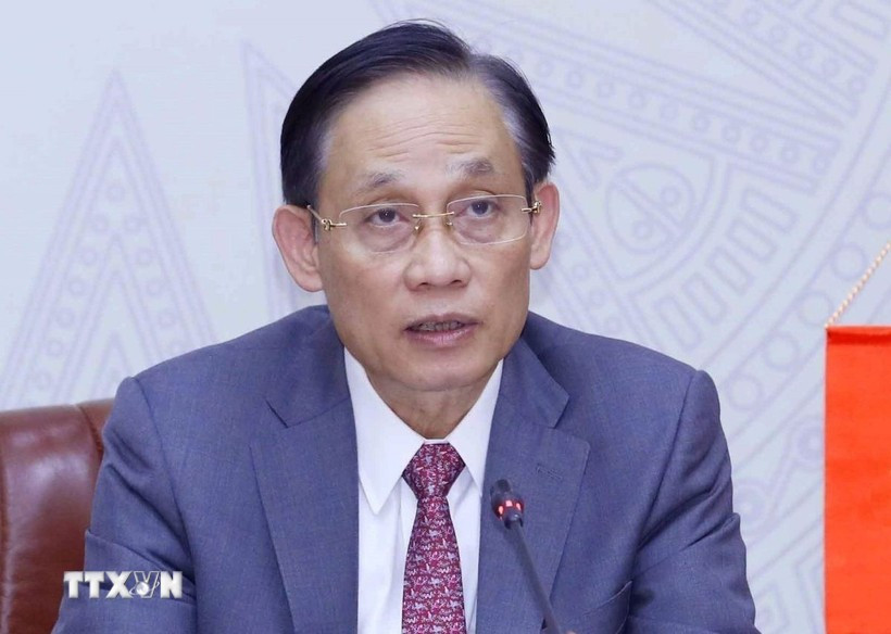 越共中央书记处书记、越南外交部代部长黎怀忠。图自越通社
