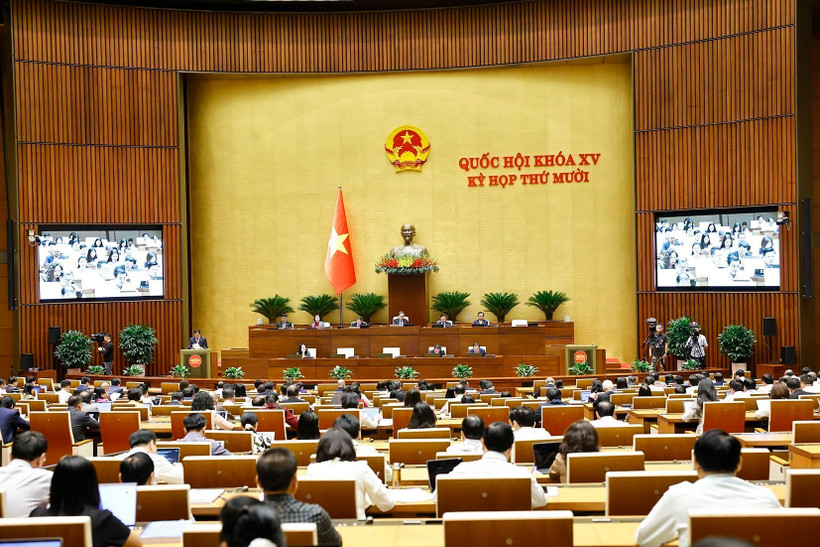 会议场景。图自越通社