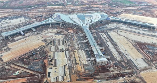 隆城机场项目正在推进实施中。图自越通社