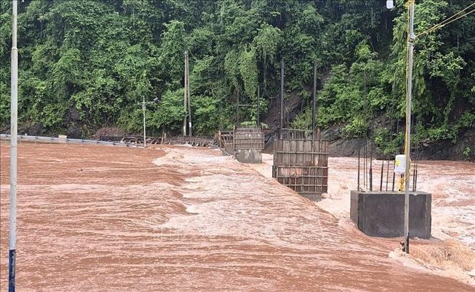 广治省遭受强降雨和洪涝灾害影响。图自越通社
