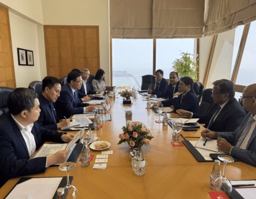 双方会议现场。图自工贸部
