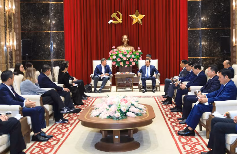 双方会见现场。图自hanoimoi