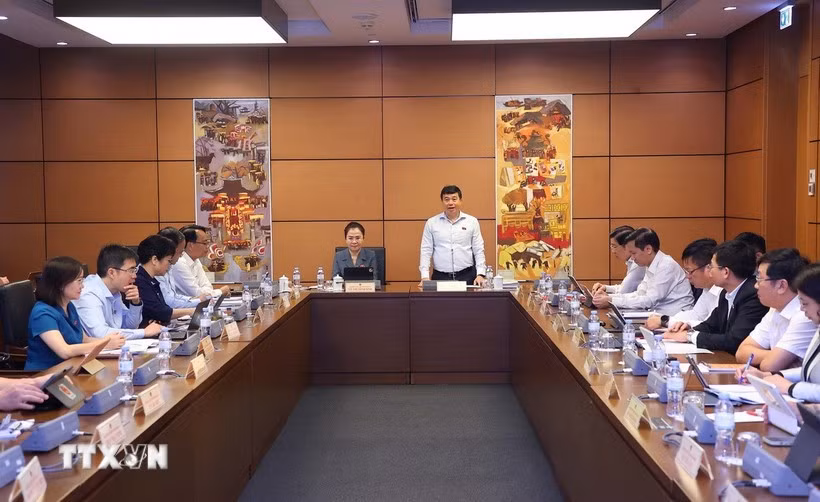 会议场景。图自越通社