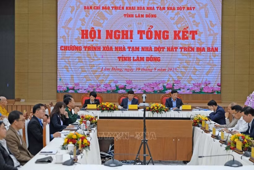会议场景。图自越通社