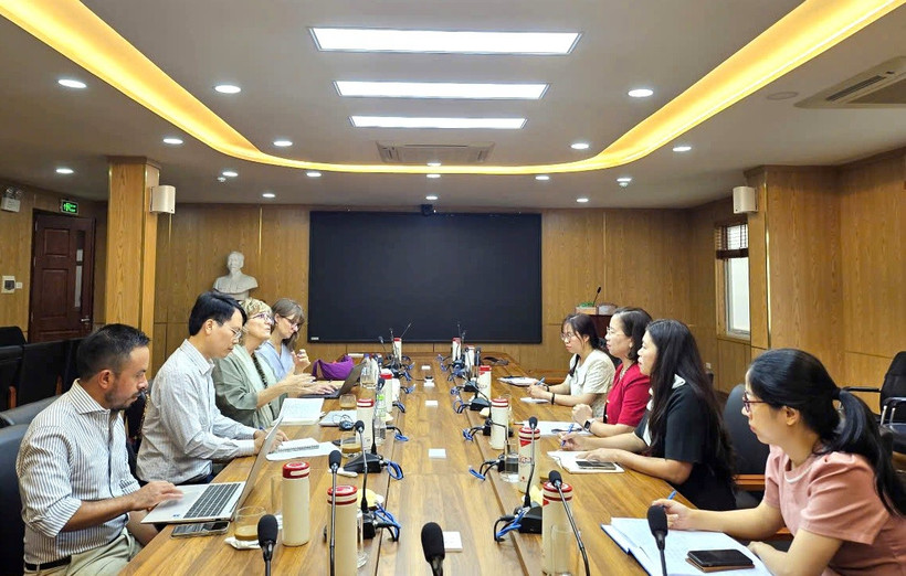 会议现场。图自越南农民协会