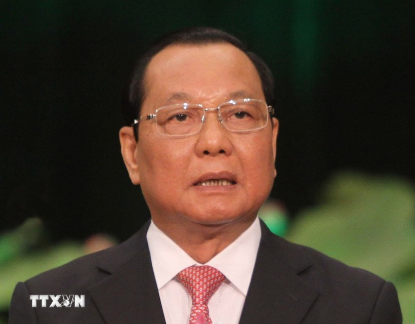 原胡志明市人民委员会主席黎青海。图自越通社