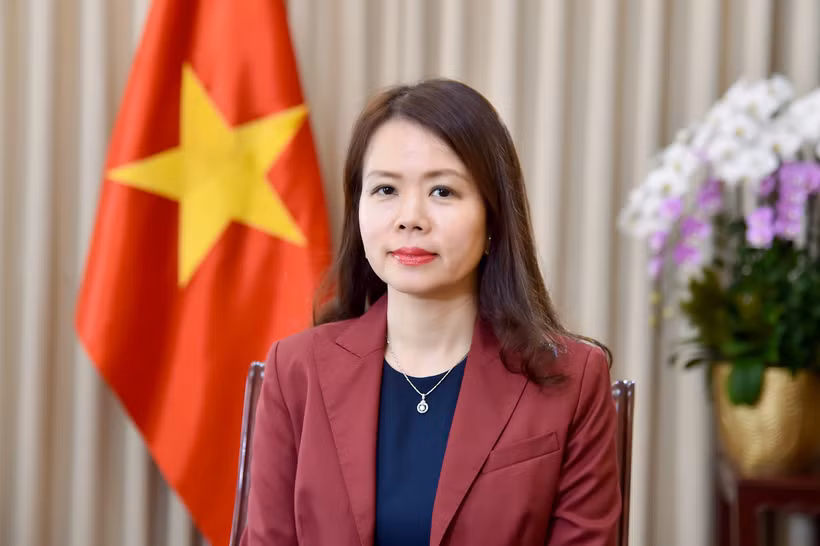 外交部副部长阮明姮。图自越通社
