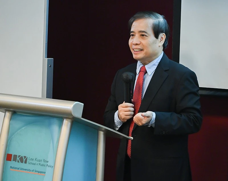 新加坡国立大学李光耀公共政策学院的越南事务专家武明姜。图自越通社