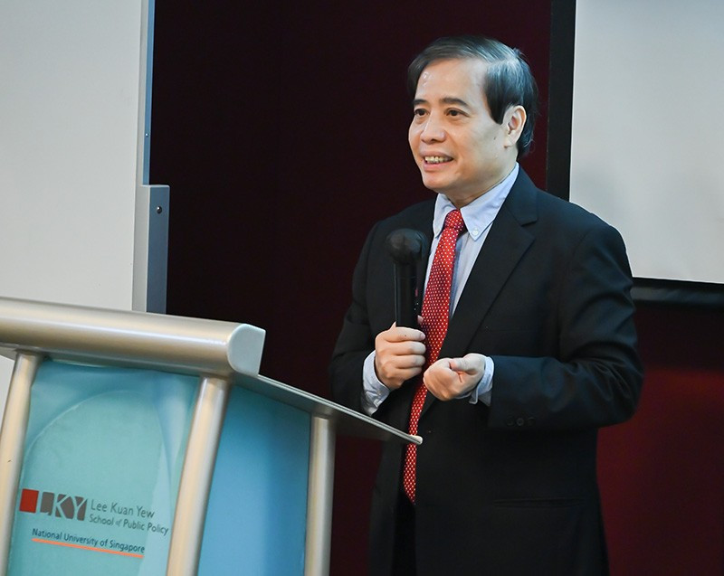 新加坡国立大学李光耀公共政策学院的越南事务专家武明姜。图自越通社