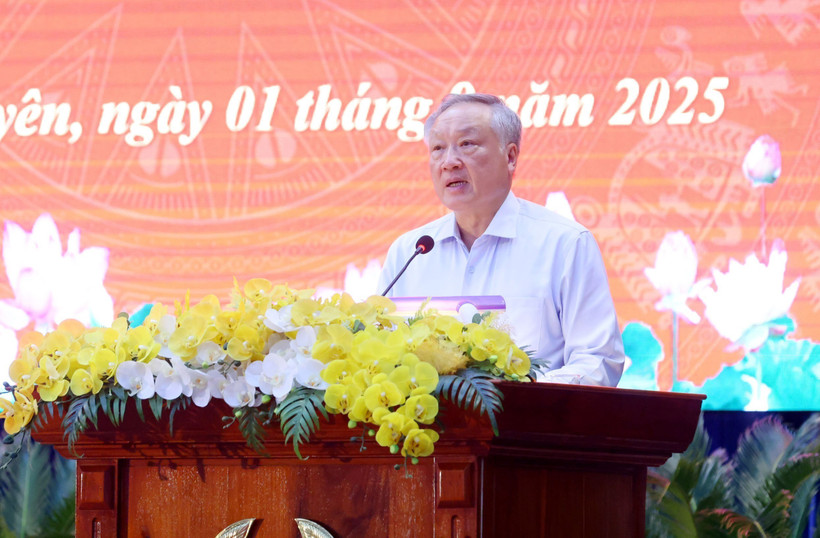 越共中央政治局委员、政府常务副总理、2025年特赦咨询委员会主席阮和平。图自越通社