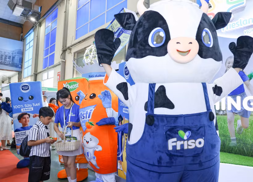第五届越南国际奶业及乳制品展览会。图自越通社