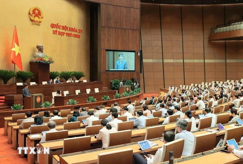 会议场景。图自越通社