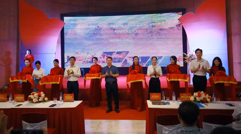 “幸福越南”（Happy Vietnam）摄影与视频展。图自越通社