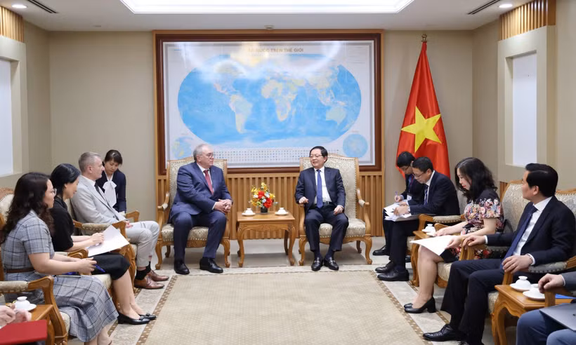 双方会见现场。图自政府门户网站