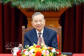越共中央总书记、国家主席苏林。图自越通社