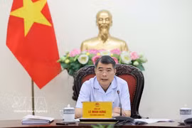 越南政府总理黎明兴在会议上发表讲话。图自越通社
