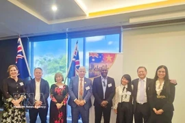 澳大利亚—越南国家工商会（NAVCCI）领导班子。图自越通社