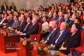 越共中央总书记苏林出席活动。图自越通社