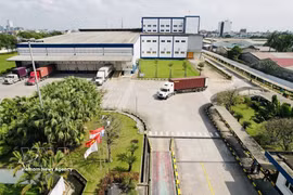荷兰皇家菲仕兰( FrieslandCampina)在河南省的工厂，是亚洲率先实施绿色生产模式的工厂之一。图自越通社