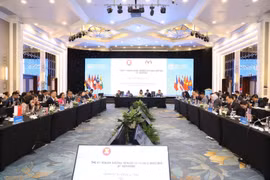 会议现场。图自越通社