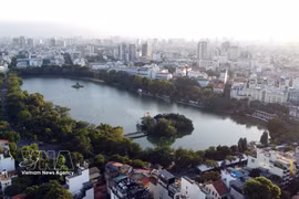 河内还剑湖。图自越通社