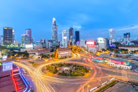 胡志明市电线电缆地下化——打造文明现代空间