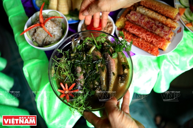 冠桄县著名鱼汤。图自越南画报