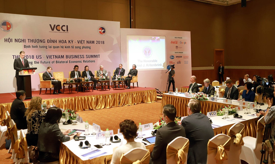 会议场景。 图自越通社