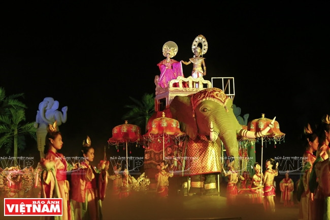 占城王与玄珍公主的婚礼。