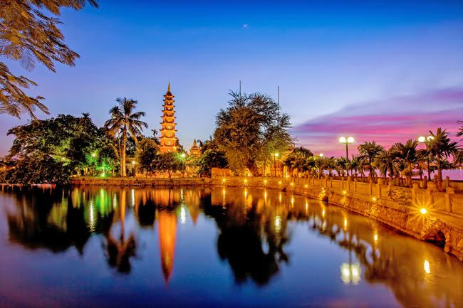 镇国寺。（图片来源：人民报）