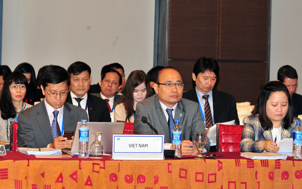 出席2017年亚太经合组织（APEC）第二次高官会的代表。（图片来源：越通社）