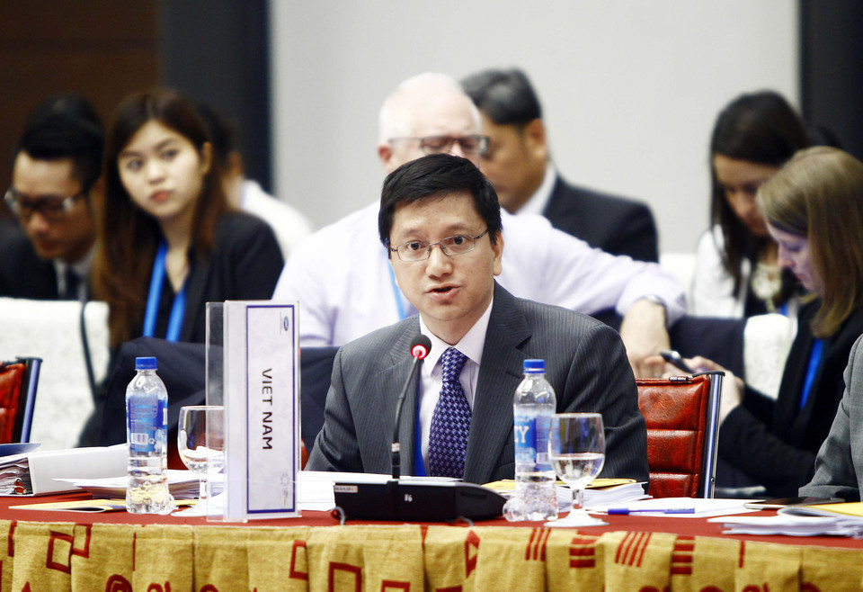 出席2017年亚太经合组织第二次高官会的代表。（图片来源：越通社）