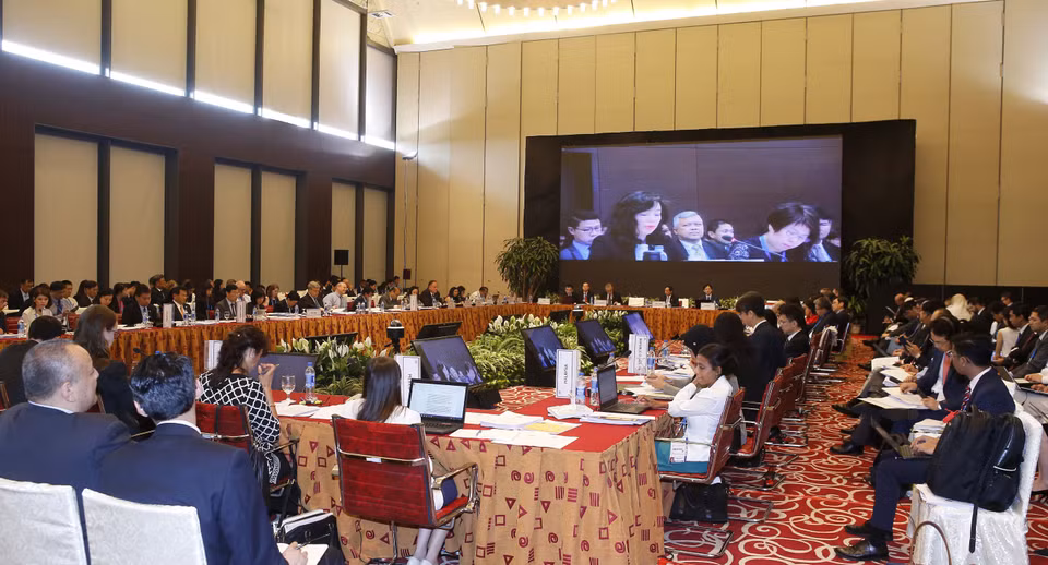 出席2017年亚太经合组织二次高官会的代表。（图片来源：越通社）