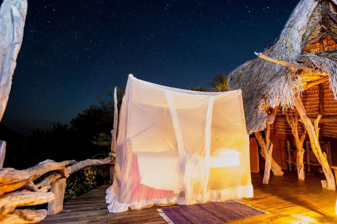 肯尼亚的Il Ngwesi度假村。