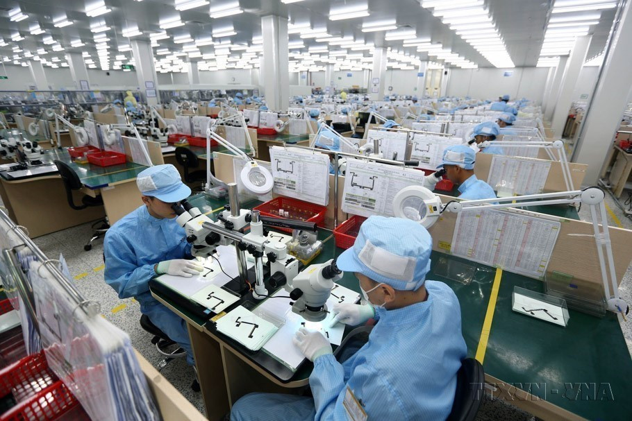 革新40年，越南已经发展成为本地区吸引外国直接投资资金最多的国家之一。图自 越通社