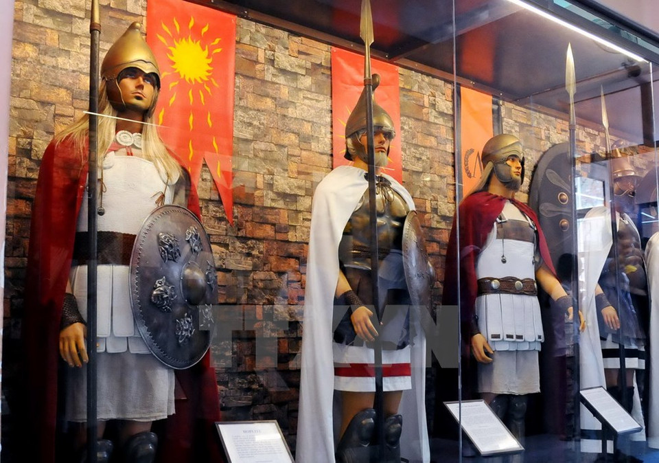 希腊军装。（图片来源：越通社）