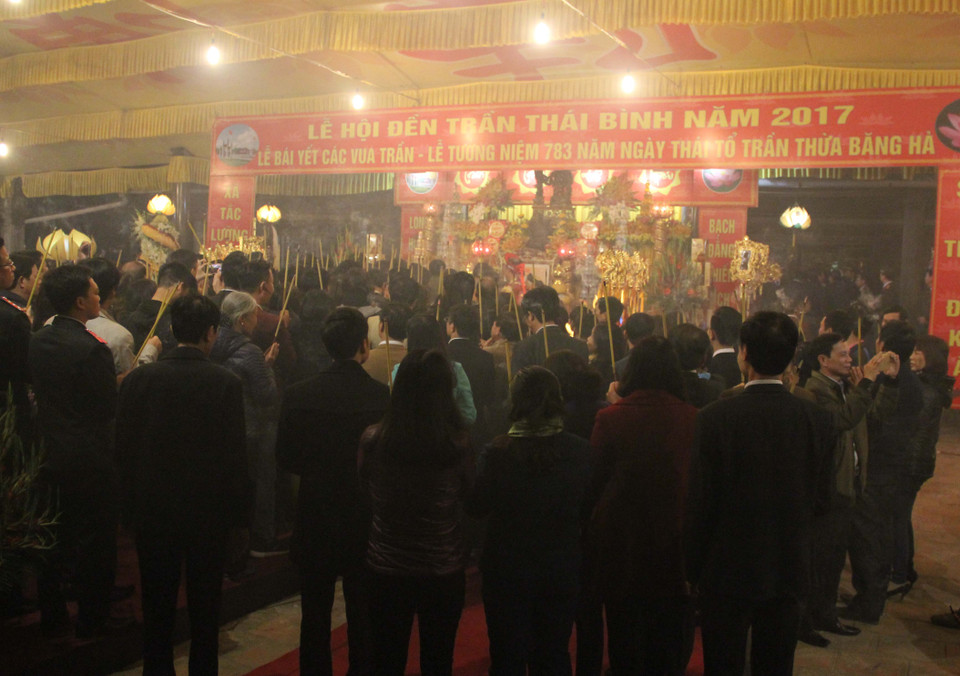 ​2017年太平省陈祠庙会 （图片来源：越通社）