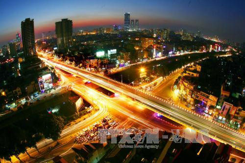 阮志青街道。（图片来源：越通社）