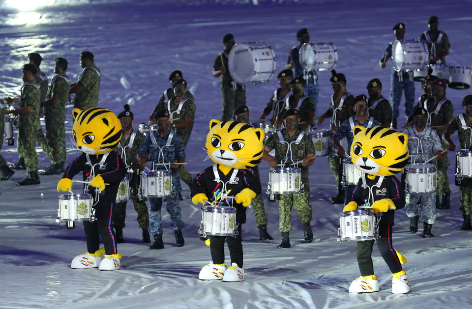 ##s###闭幕式上的节目。（图片来源：越通社） 