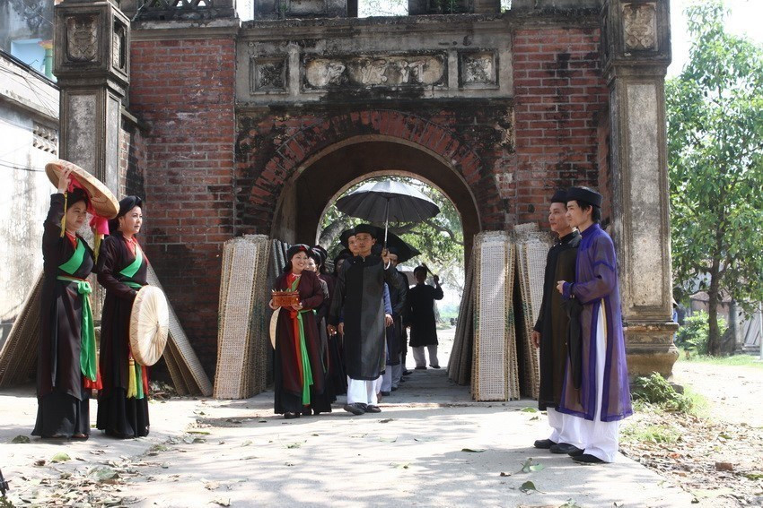 北宁省官贺民歌于2009年9月30日被列入人类非物质文化遗产代表作名录。图片来源：越通社