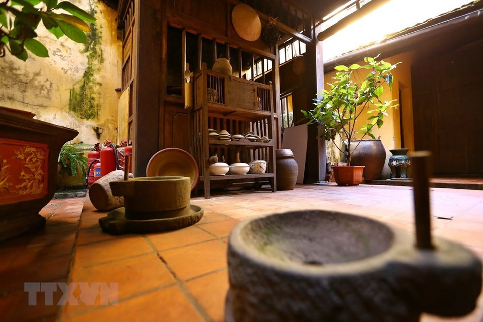 马梅街87号遗产屋的厨房。图片来源：越通社