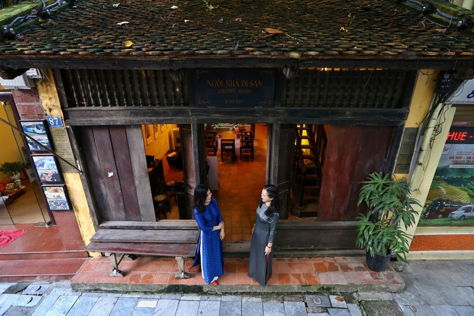 马梅街87号遗产屋外边。图片来源：越通社