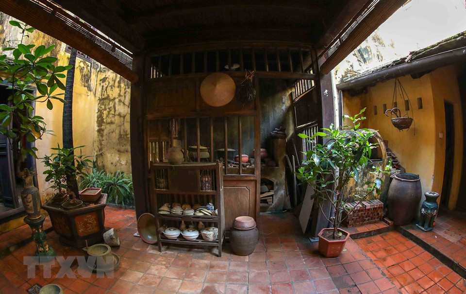 马梅街87号遗产屋的厨房。图片来源：越通社