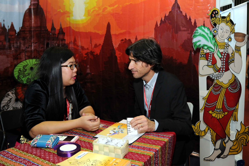 第13届胡志明市国际旅游博览会活动。（图片来源：越通社）